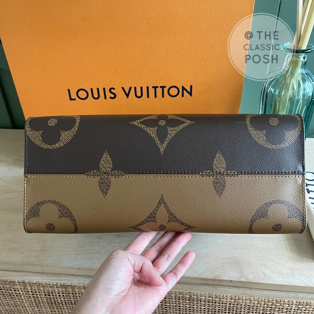 ❌SOLD❌EUC Louis Vuitton OTG On the Go MM Monogram Reverse Bag Tote - Picture 5 of 15